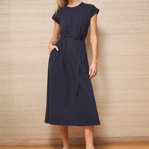 LA LIGNE NAVY COTTON TSHIRT DRESS